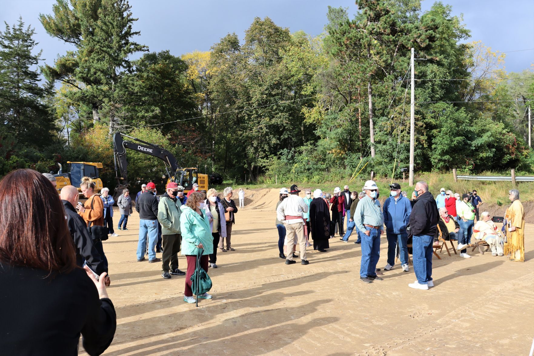 Chippewa Area History Center groundbreaking